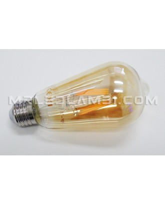 4W LED КРУШКА E27 ST64 FILAMENT